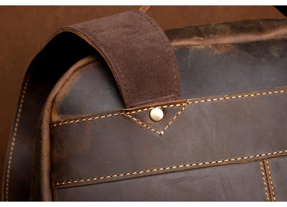 The Vernon Backpack — Genuine Vintage Leather Minimalist Backpack