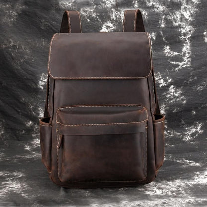 The Helka Backpack — Genuine Vintage Leather Backpack