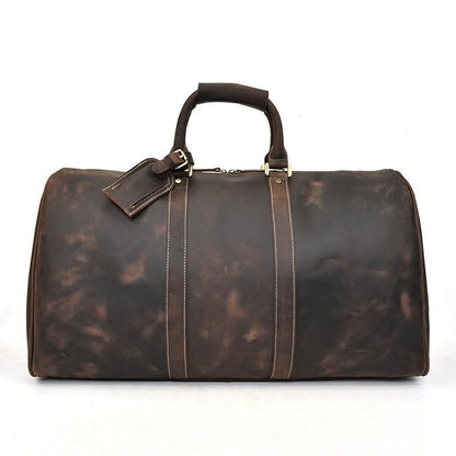 The Bjarke Weekender — Handcrafted Leather Duffle Bag