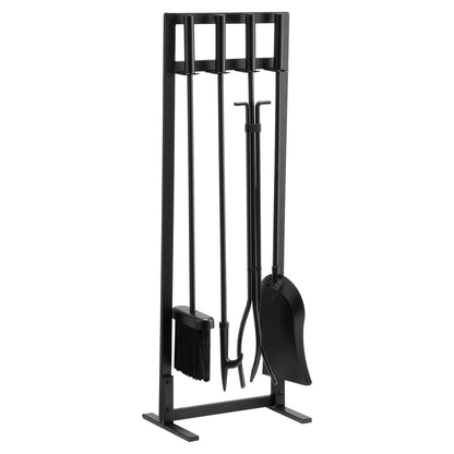 VEVOR 29 in Fireplace Tool Set with Square-Frame Stand