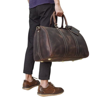 The Bjarke Weekender — Handcrafted Leather Duffle Bag