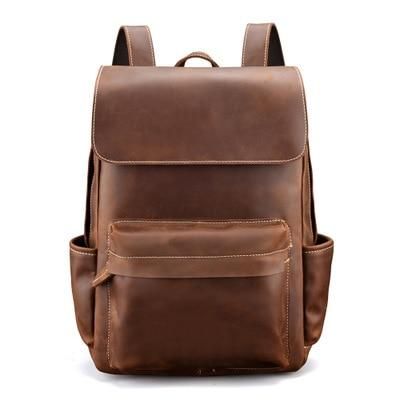 The Helka Backpack — Genuine Vintage Leather Backpack