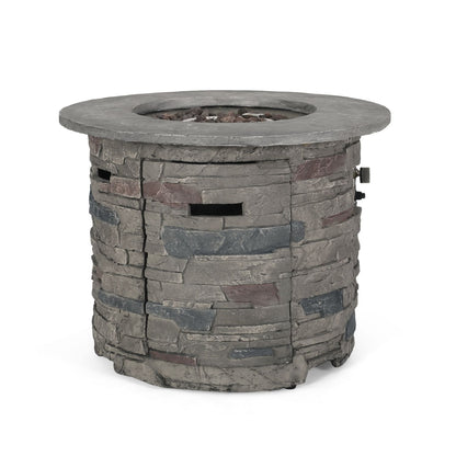 Outdoor 32" Round MgO Propane Fire Pit