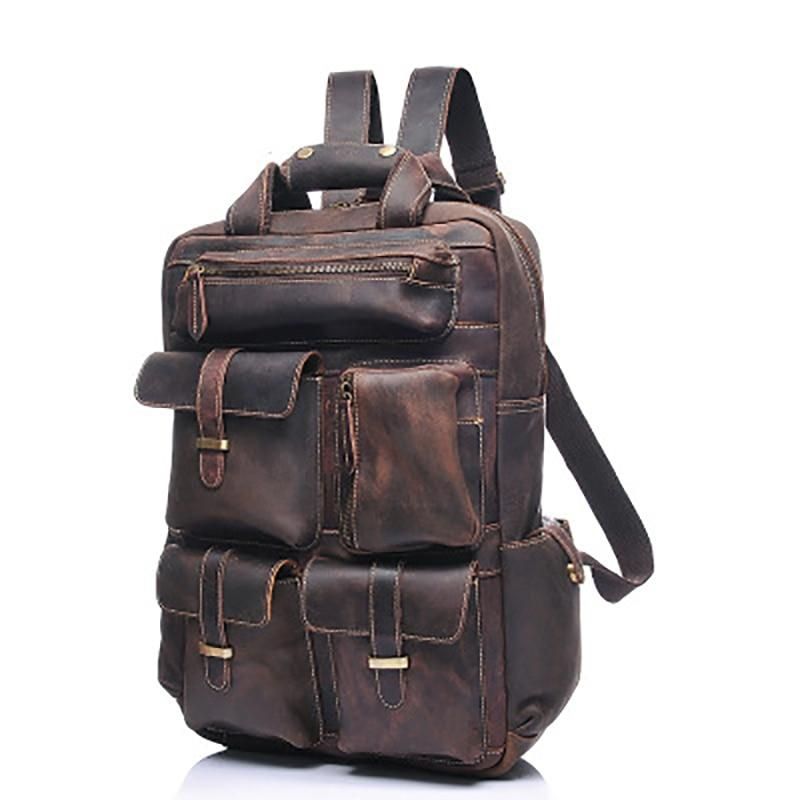 The Shelby Backpack — Handmade Genuine Leather Backpack