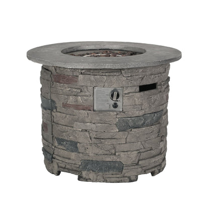 Outdoor 32" Round MgO Propane Fire Pit
