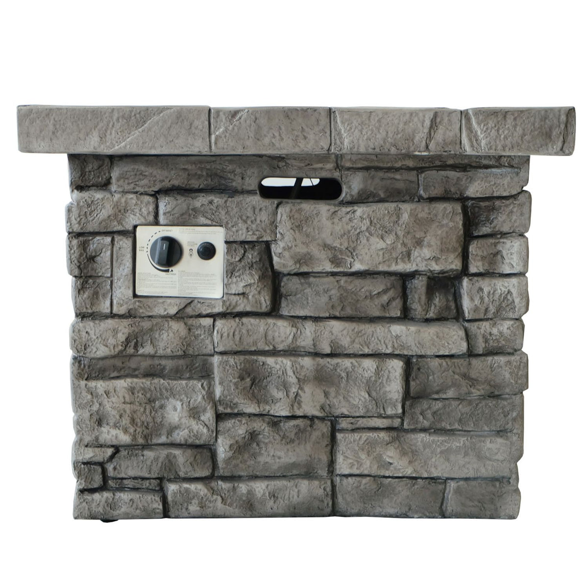 30" Outdoor Square MgO Propane Fire Pit