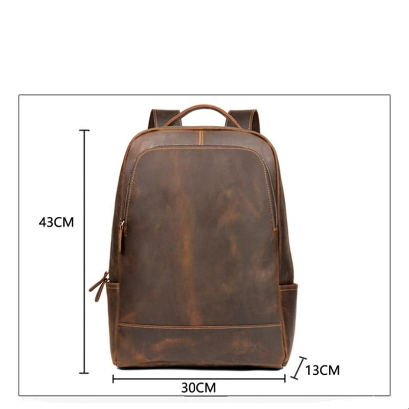 The Vernon Backpack — Genuine Vintage Leather Minimalist Backpack