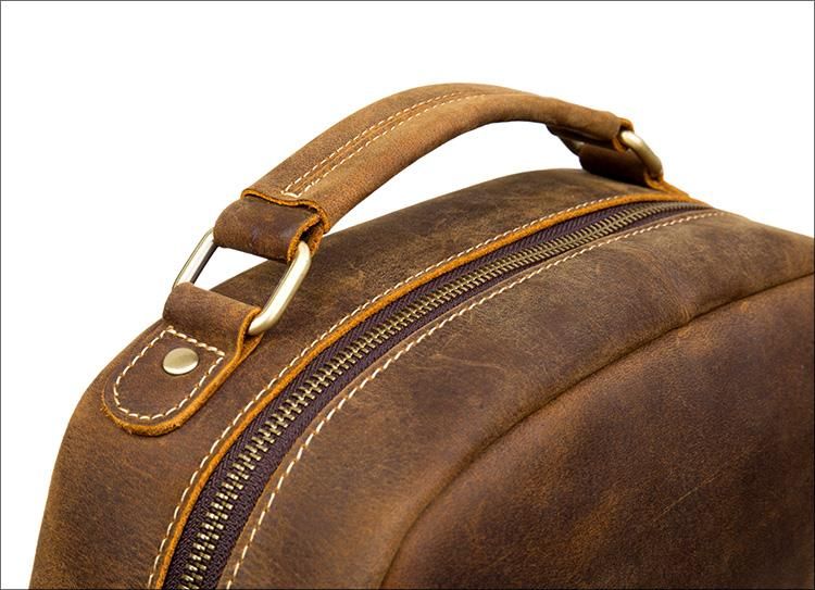The Langley Backpack — Genuine Vintage Leather Backpack