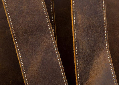 The Langley Backpack — Genuine Vintage Leather Backpack