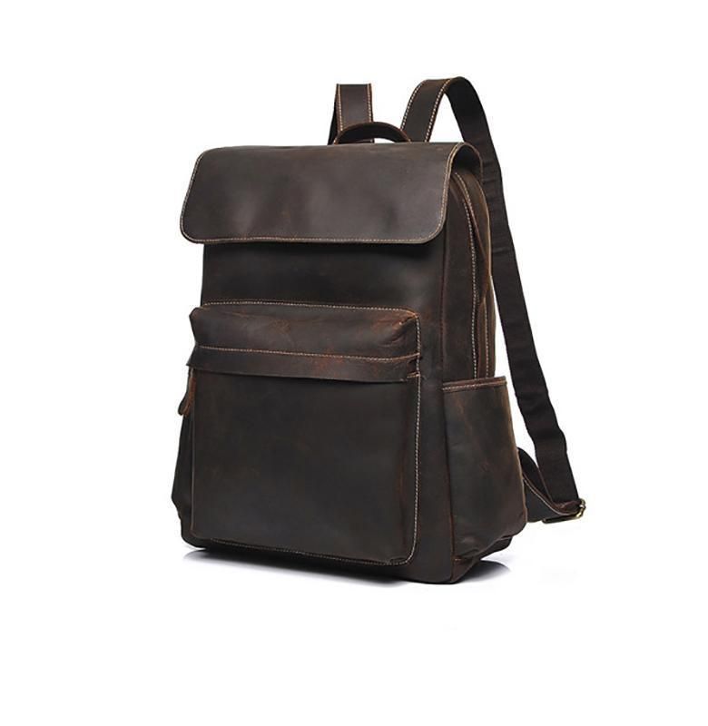 The Helka Backpack — Genuine Vintage Leather Backpack
