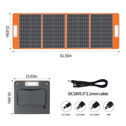 300W Power Station &100W Foldable Solar Panel