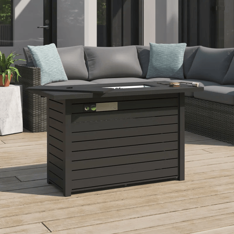 25" H x 42" W Steel Outdoor Fire Pit